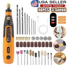 48pcs Abrasive for Dremel Rotary Tool Accessories Grinding Sanding Polishing Set
