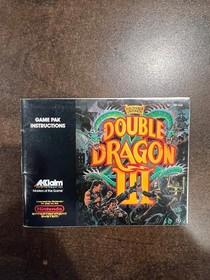 Double dragon III Sacred Stones Nintendo NES - Complete CIB
