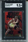 1996 Topps Chrome Michael Jordan Card SGC 9.5 MINT+ Season's Best #18