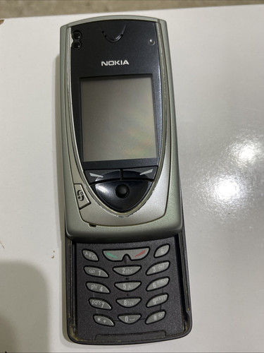 Nokia 7650 Grey Mobile Phone Slider - Vintage Retro - Picture 1 of 9