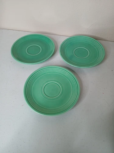 Set Of 3 Fiestaware Plate Seamist 6"