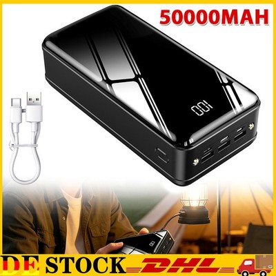 Power Bank 50000mAh Schnellladegerät Externer Batterie Ladegerät Für Alle Handy