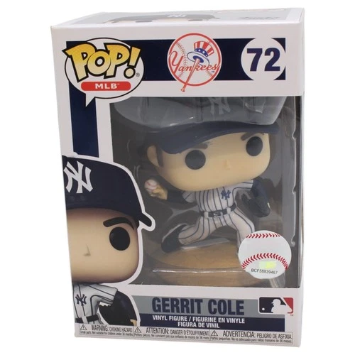 Funko Pop! MLB Gerrit Cole New York Yankees Vinyl Figure #72 w/ Protector Case