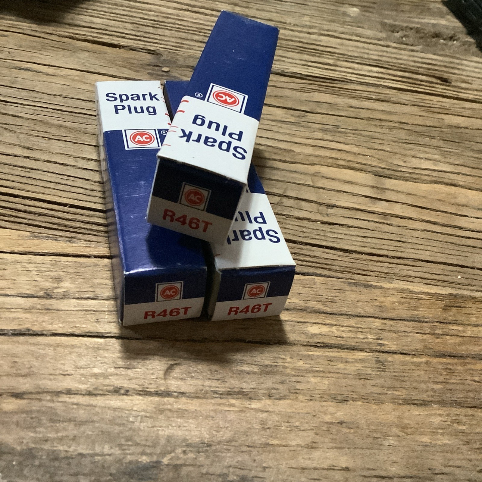 AC R46T Spark Plug 3 1970 thru 74 GM 250 six cylinder NOS