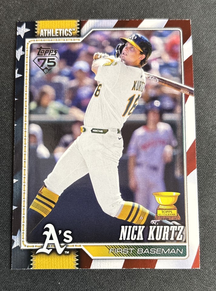 2026 Topps Series 1 - Nick Kurtz #97 Independence Day /76