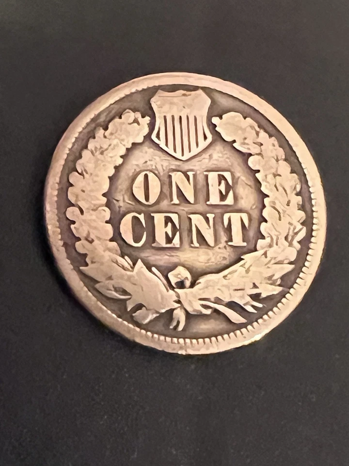1906 Indian Head Cent With Large Die Crack On Obverse - Image 3 of 4