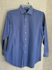 Polo Ralph Lauren REGENT CLASSIC FIT LONG SLEEVE Shirt Mens SZ 16 L Blue White