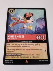 Minnie Mouse - Wide-Eyed Diver 16/P1 Promo Disney Lorcana Rise of the Floodborn