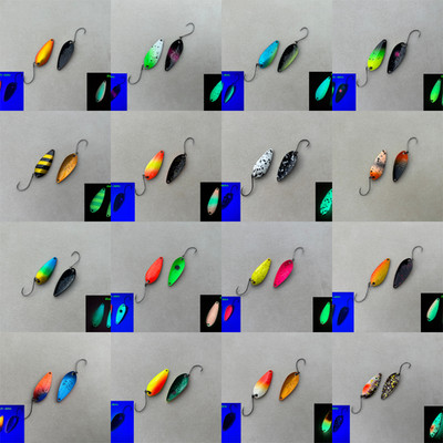 Forest Pal 1,6g 2,5g 3,8g Trout Spoon Forellenblinker 25 Farben