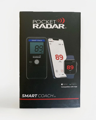 Pocket Radar Smart Coach with Sports App (iOS/Android) - Baseball Radar Gun