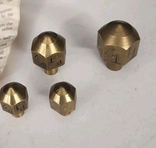 Ante Up Put and Take 4 Brass Game Pieces Vintage Spinner Old Patina