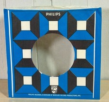 Philips Records Company Sleeve 45 RPM Vinyl 7 Inch Blue Black Mercury