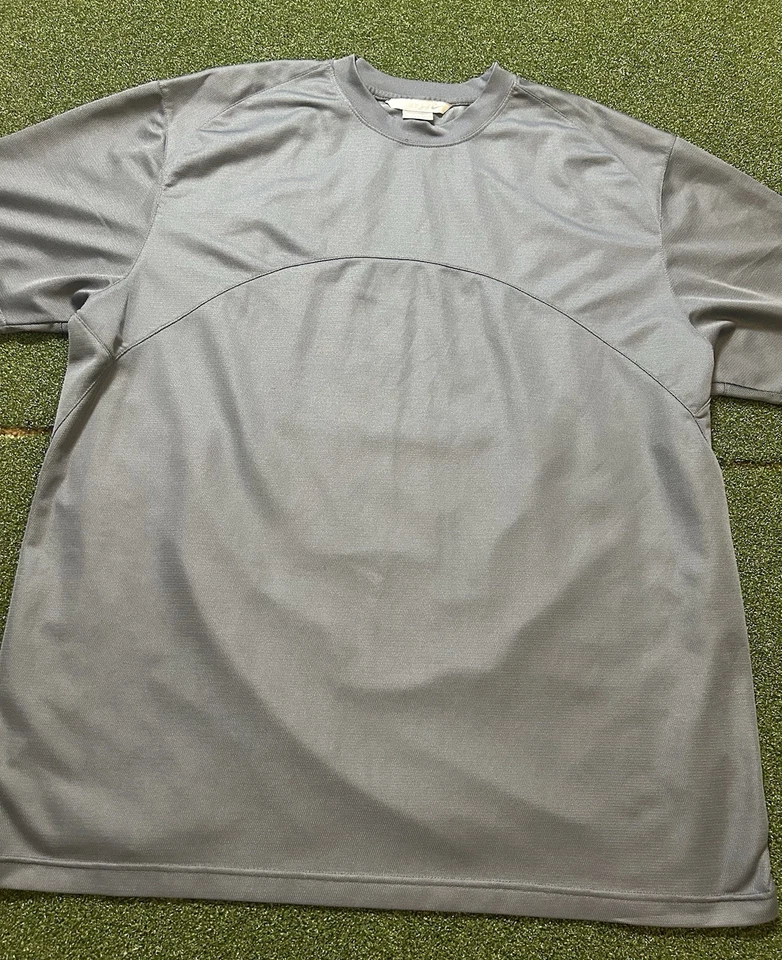 Nike Y2k Hombre Gris/Plateado Dri-fit Camiseta XXL Entrenamiento Entrenamiento Gimnasio Etiqueta de Verano Foto 4 de 4