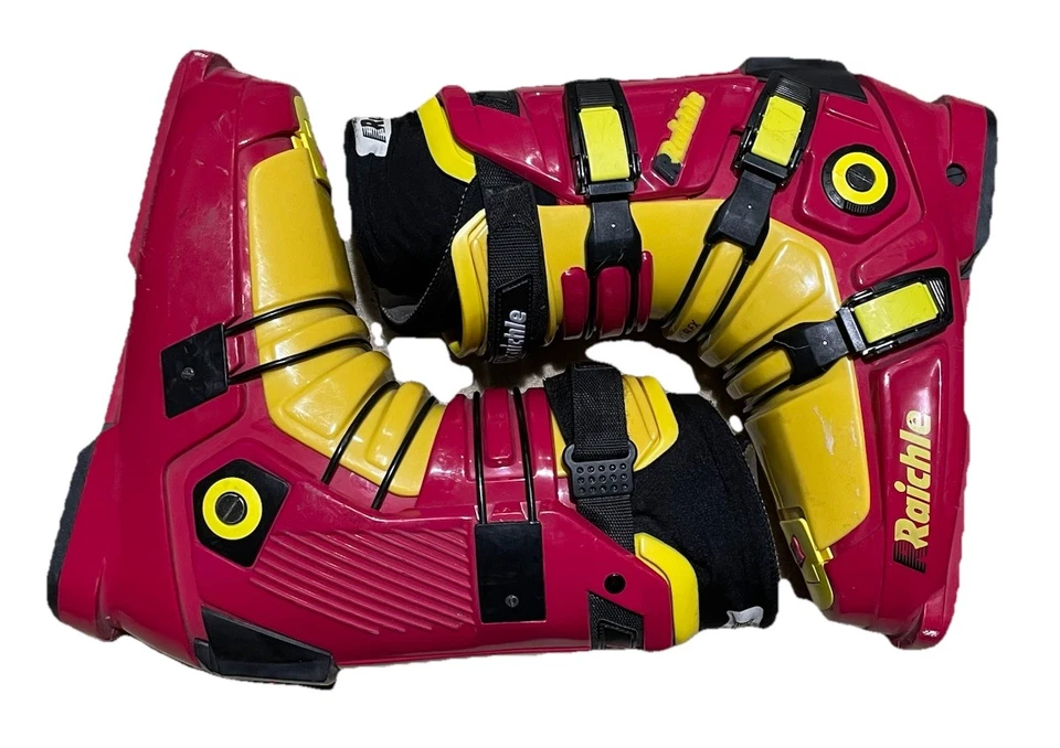 Botas de esquí Raichle de colección para hombre 9 descenso Racingflex Flexon Comp amarillo/rojo Foto 4 de 4
