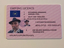 Only Fools & Horses Replica Driving Licence - Granddad *EX**