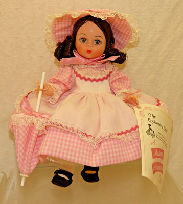 LE Madame Alexander 8'' ENCHANTED Doll House w/ Pink Parasol & COA Vintage 1980