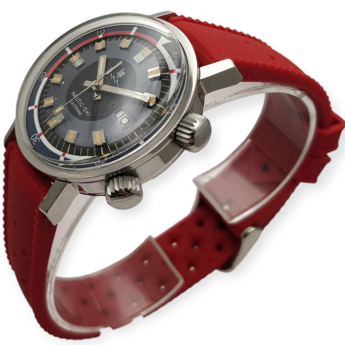 Montre LIP Super Nautic Ski – Calibre R184 – Années 70 (1972) – État De Fonctionnement Parfait