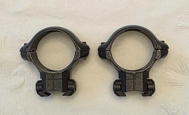 Tikka  1” Factory Steel Scope Rings
