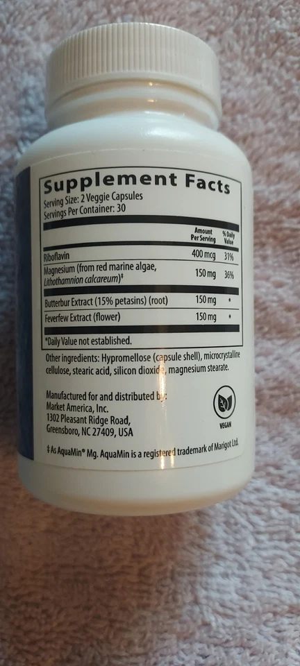 Head Comfort Bymygra con riboflavina magnesio petasita y matricaria Foto 3 de 3