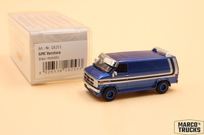 Brekina GMC Vandura, blau Nr. 18253 1/87 /BRN2228