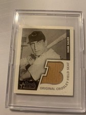 Hank Sauer 2001 Bowman Heritage '48 Reprint Relic #10