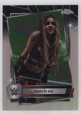 2025 Topps Chrome WWE Neon Green & Black Refractor Dakota Kai #58 1g2u