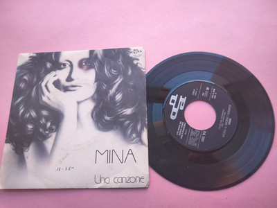 45 Runden Mine EIN LIED / Wenn die Liebe dich berührt Vinyl Schallplatte 7''