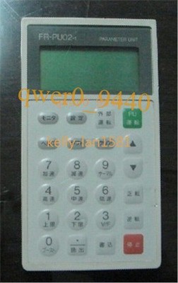 100% Test Used 1Pcs Mitsubishi Parameter Unit FR-PU02-1 Fn