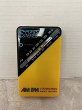 Soundesign Sports Steep Am-Fm Stereo Receiver Model# 2003YEL (For Parts)