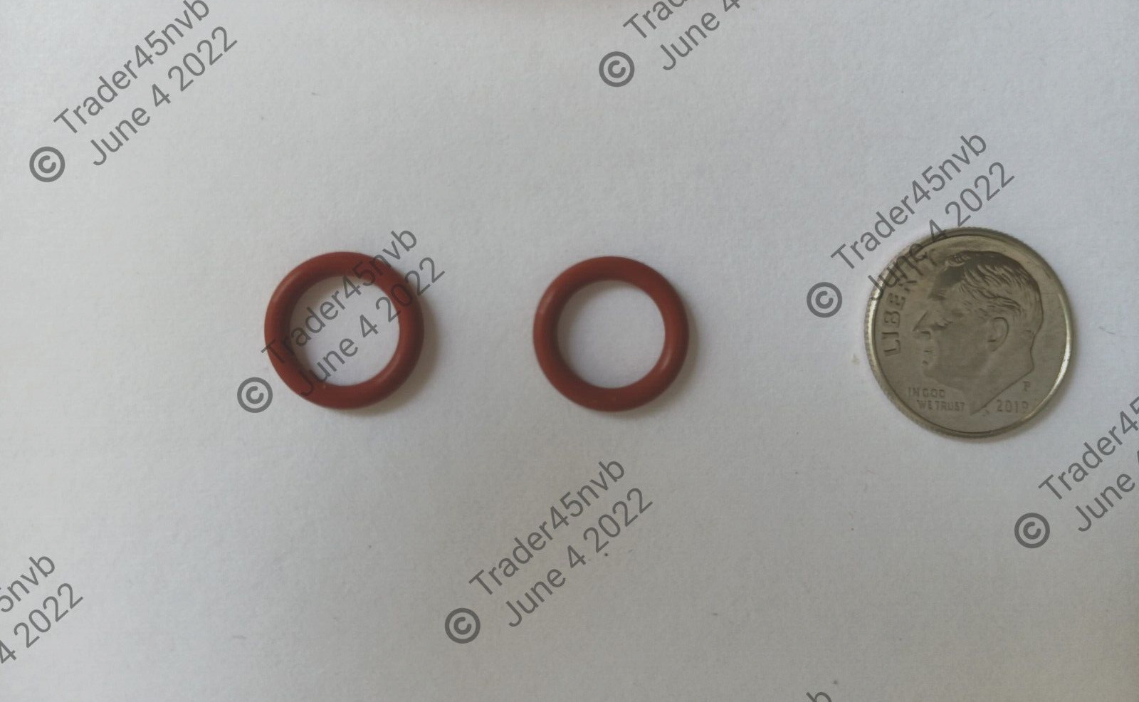O-Rings for Saeco Philips Intelia 996530059399  NM01.035 1186647   Qty 2