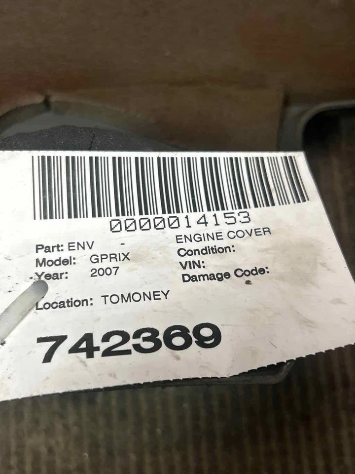 Fits 2004-2008 Pontiac grand Prix, 3.8L Engine Cover, OEM:12597609 - Image 4 of 4