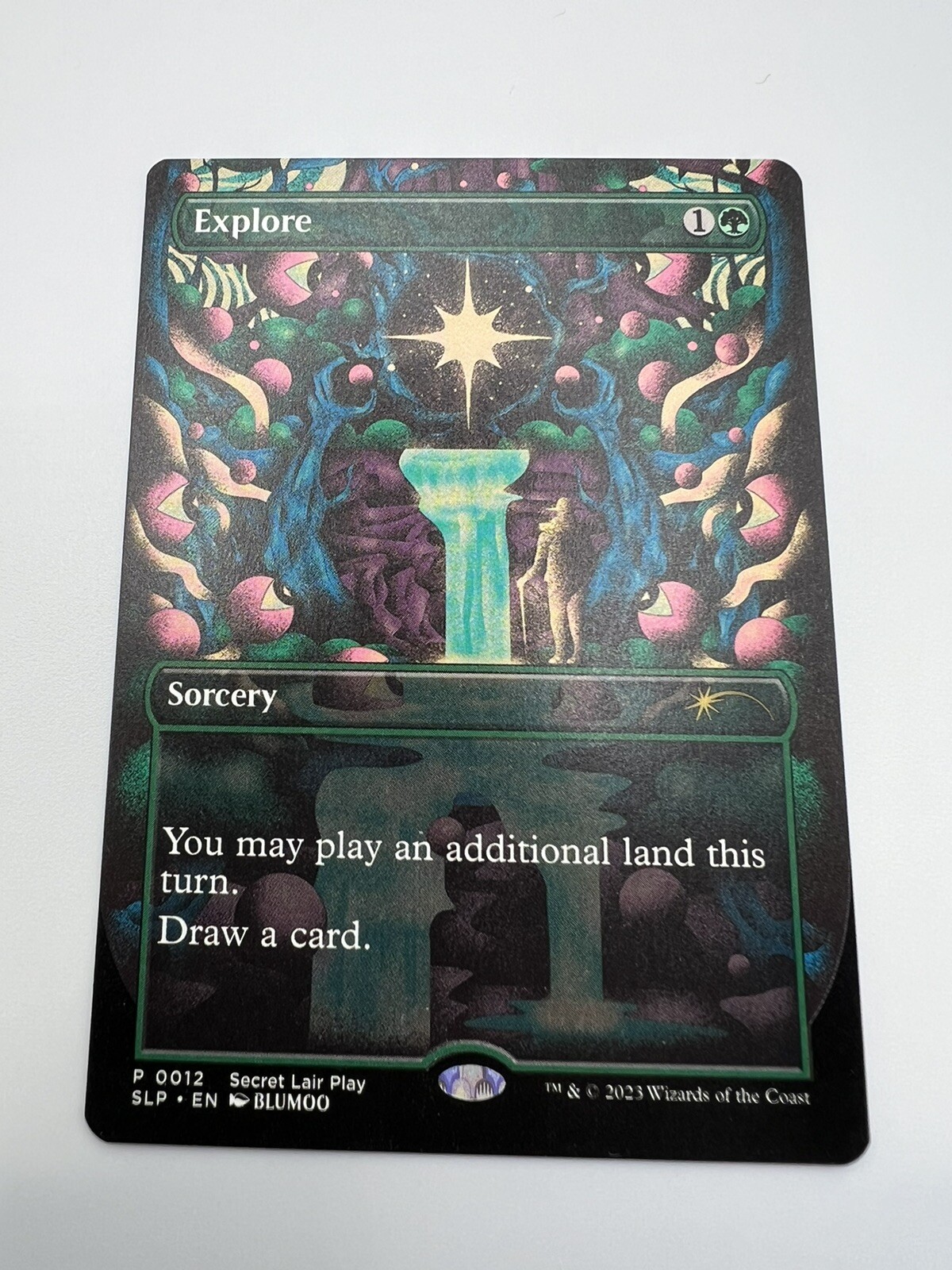 Explore PROMO RCQ Borderless Secret Lair MTG NM Near Mint 0012