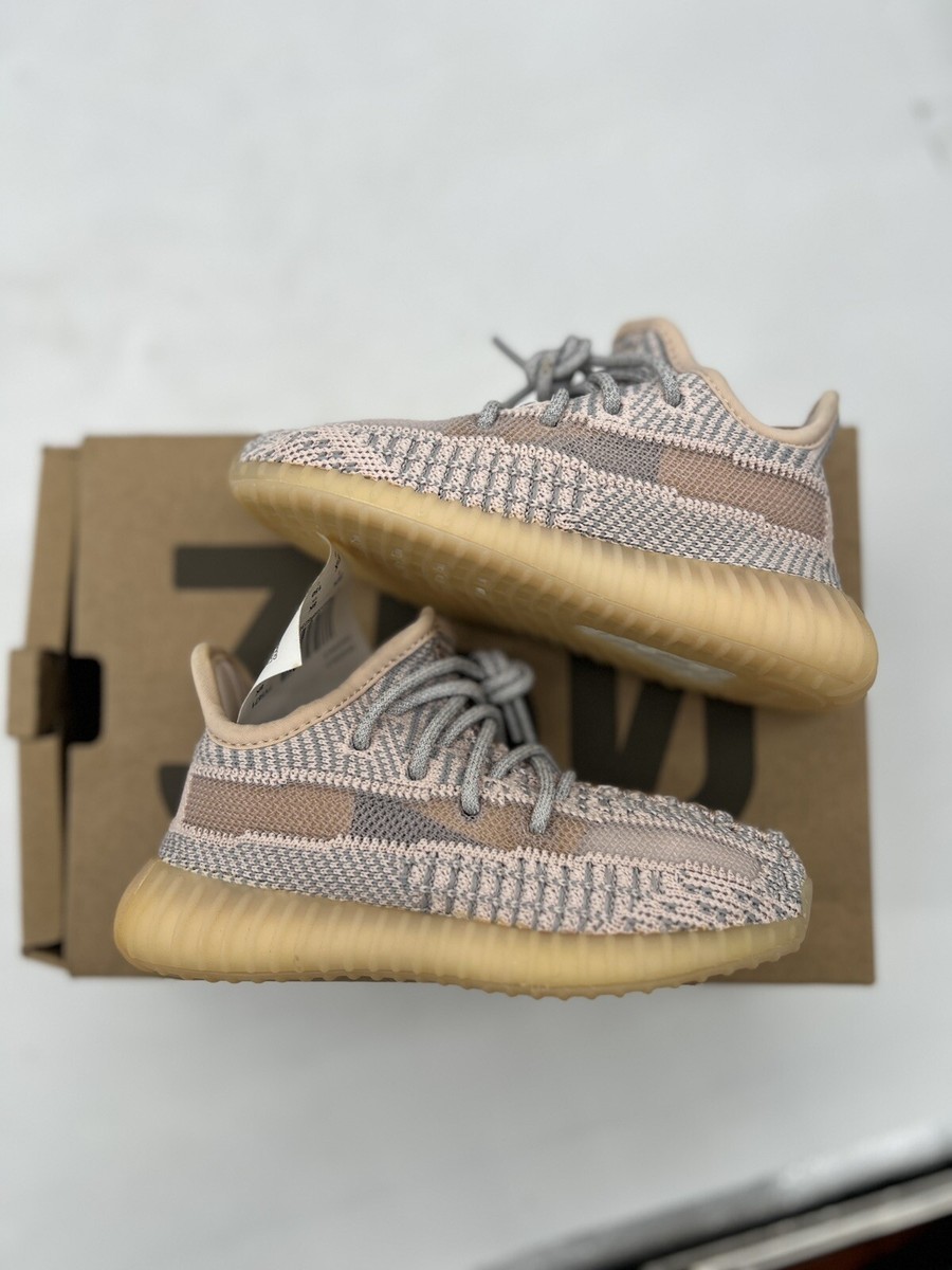 white and pink yeezys