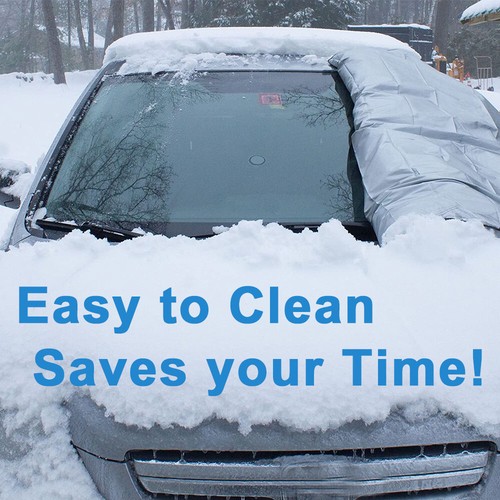 For Ford Car Windshield Snow Shade & Sun Cover All-weather Protector Dust Shield - Picture 3 of 12