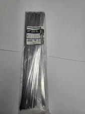 (QTY 100) Kable Kontrol Stainless Steel Cable Tie SSCT21 Type 304, Self-Lock