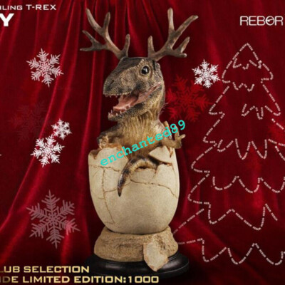 REBOR THE HATCHLING T-REX RUDY Tyrannosaurus Rex Dinosaur Statue Model