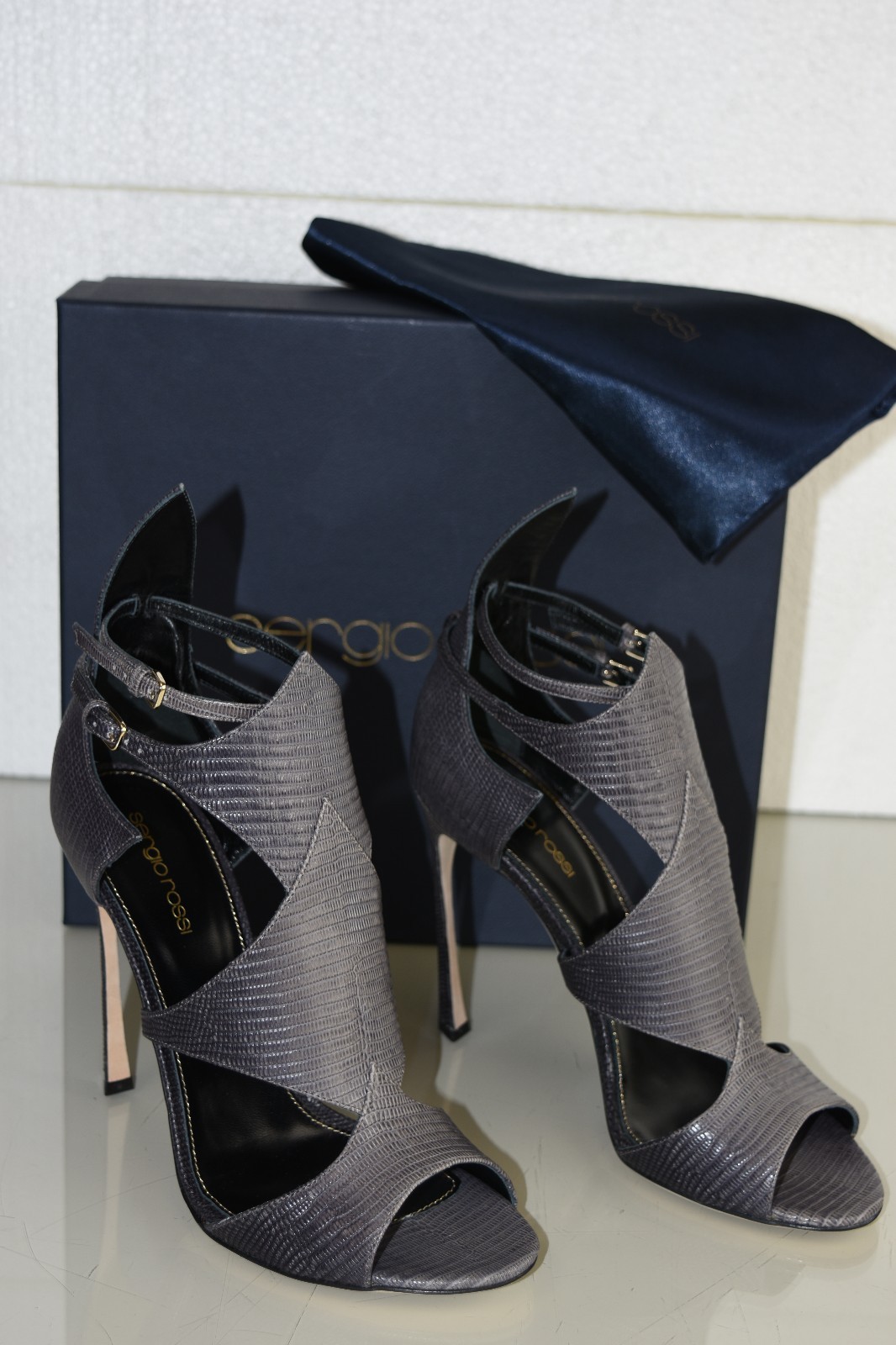 Scarpe Giorgio Rossi Mocassini Sergio Rossi In Coccodrillo Beige