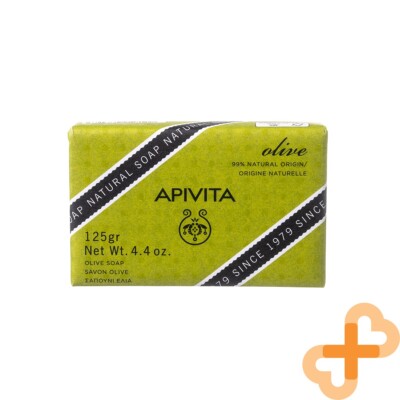 APIVITA NATURAL Körperseife Mit Oliven Und Geranien 125g Weicht Die Haut Auf