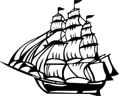 Sail boat flags Wall Art - DXF SVG DWG CNC Plasma Laser Cut Wood Router