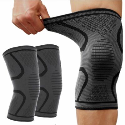 4Pcs Knee Sleeve Compression Brace Support For Sport Joint Pain Arthritis Relief