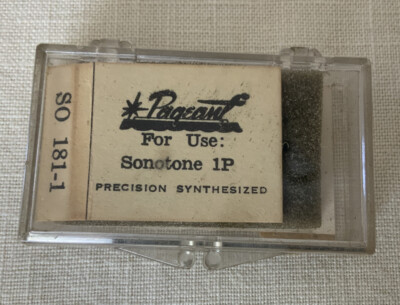 NOS PAGEANT replacement needle stylus SO 181-1 SONOTONE IP SERIES