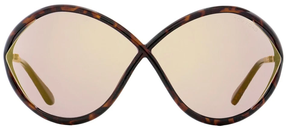 Gafas de sol Tom Ford Liora FT0528 TF528 Tortoise 52Z marco 70-5-120 ITALIA ENVOLTURA Foto 2 de 2