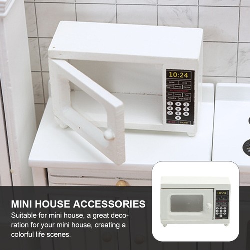 Juegos de cocina miniatura para microondas juegos de cocina para niños - Imagen 4 de 12