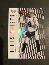 2018 Illusions FB Derek Carr Illusionist Insert Oakland Raiders 
