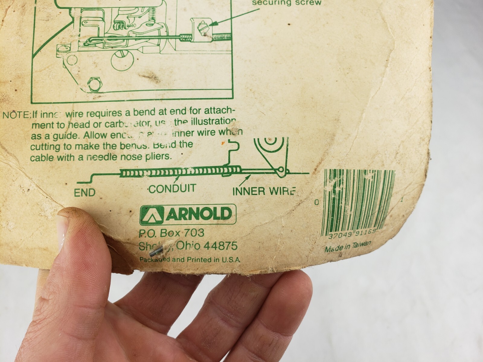 Vintage Arnold Universal Throttle Control Cable Lever Controls