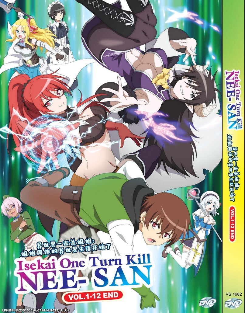 ANIME~DVD ISEKAI ONE TURN KILL NEE-SAN VOL.1-12 END*ENGLISH