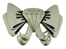 Bow Diamond New Silver Skull Belt Buckle Rock Rebel Gothic Tattoo Halloween Men