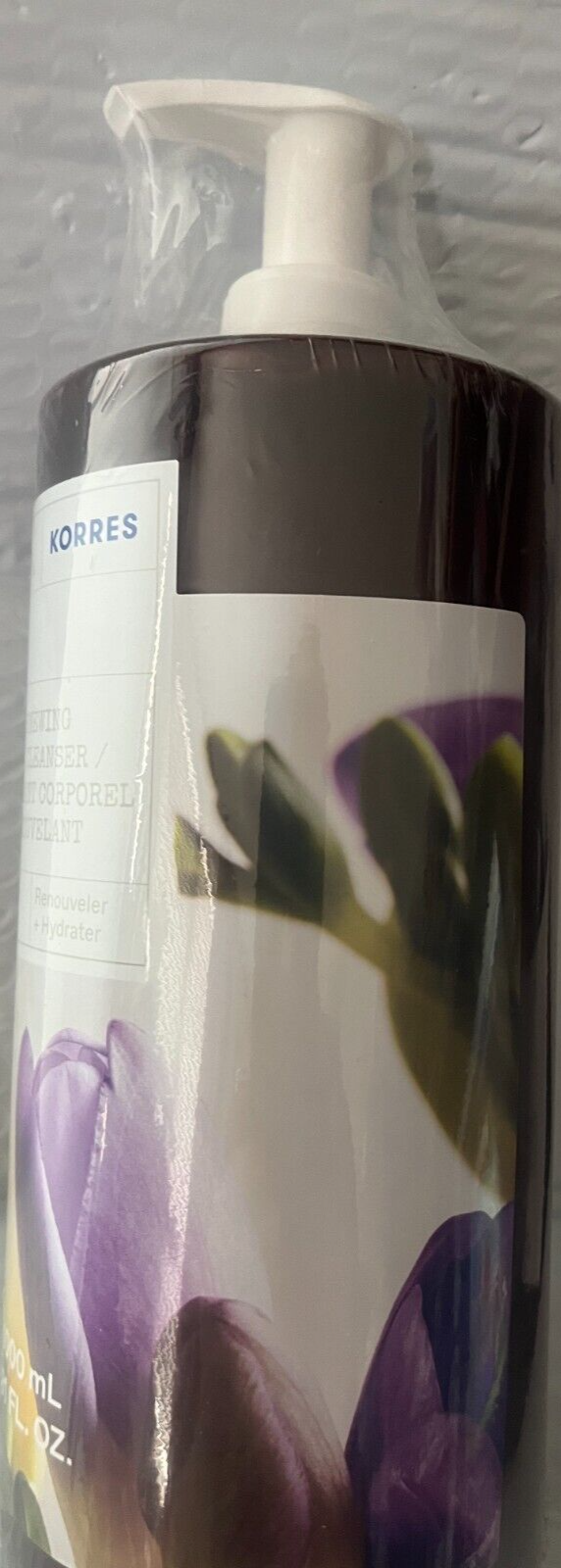 KORRES NEROLI IRIS RENEWING BODY CLEANSER (2 PIECES)33.8FLOZ SEALED