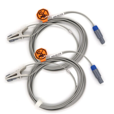 2pcs，5pins Adult/Pet Clip Probe Spo2 Sensor Probe Compatible with CONTEC CMS60C