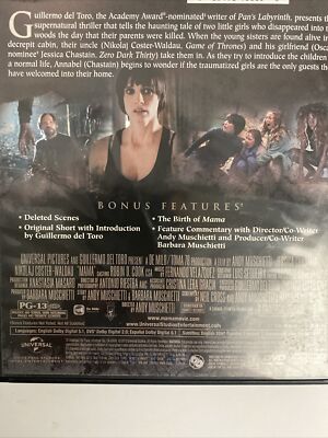 Mama DVD 2013 Fantasy Horror Thriller Jessica Chastain Andy